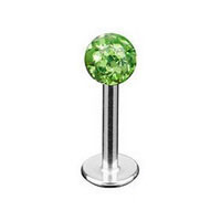 LB01097-P Piercing do brady - labreta se krystaly Swarovski®