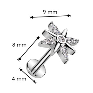 LB045 Labreta - PUSH IN piercing do brady