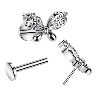LB047-ST Labreta - PUSH IN piercing do brady