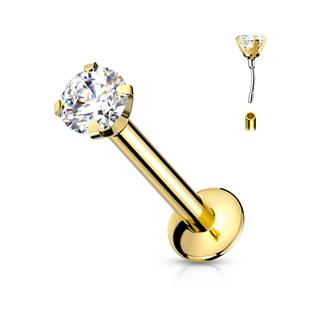 LB1086-1008-RD Piercing do brady - zirkon