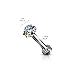 LB1095C-1206 Piercing do brady labreta / cartilge
