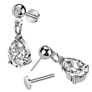 LB1128 Piercing do brady visací - PUSH IN labreta