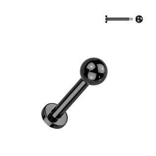LB1139-1206 Piercing do brady - labreta černá