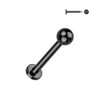 LB1139-1210 Piercing do brady - labreta černá