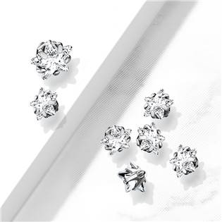 MD021-04 Ozdobná hvězdička k mikrodermálu, 4 mm