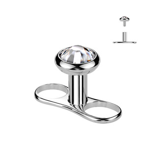 MD039-03 Kompletní microdermal piercing TITAN, 1,6mm
