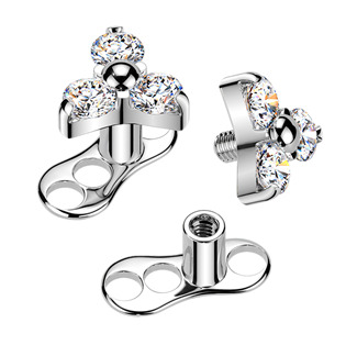 MD051 Kompletní microdermal piercing TITAN