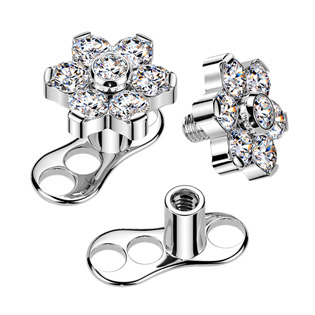 MD052 Kompletní microdermal piercing TITAN