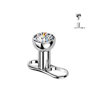 MD053-04 Kompletní microdermal piercing TITAN, 1,6mm