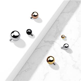 ND003GD-1203 Náhradní zlacená kulička, závit 1,2 mm