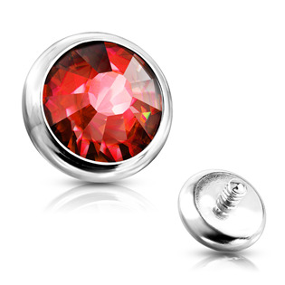 ND005-04AB Náhradní kamínek k labretě, průměr 4 mm