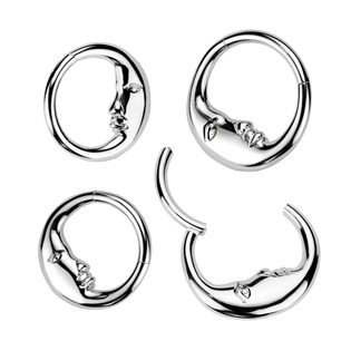 NS0065ST-1208 Segment kruh měsíc - helix / cartilage / tragus piercing
