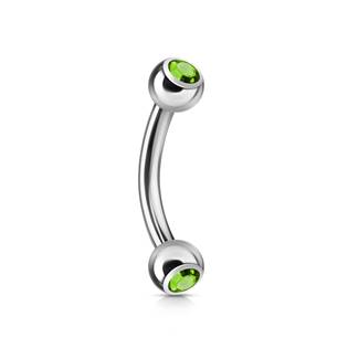 OB01004-K Piercing do obočí 1,2 x 8 mm
