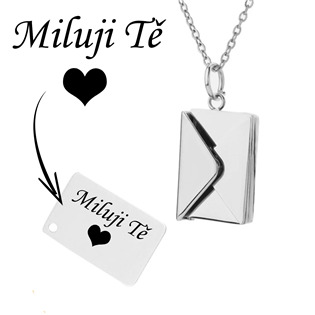 OPD0337-ST Ocelový náhrdelník obálka