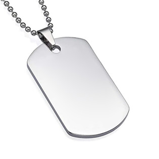 OPD500 Vojenská známka - dog tag + kuličkový řetízek
