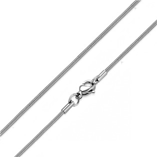 OPE1160-020-55 Ocelový řetízek - had tl. 2 mm