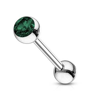 PJ01016-LB Piercing do jazyka - kamínek