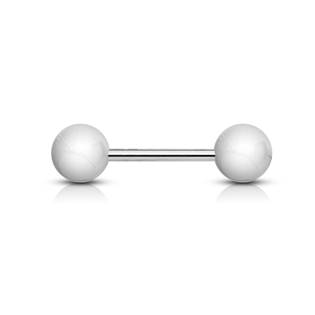 PJ01094-W Piercing do jazyka akrylát
