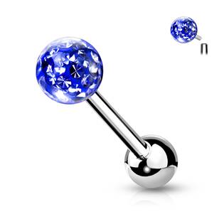 PJ1015-C Piercing do jazyka vnitřní závit