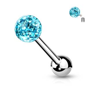 PJ1015-C Piercing do jazyka vnitřní závit