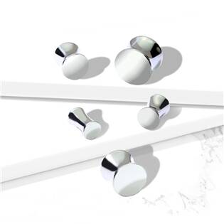 PL01082-10 Ocelový plug do ucha