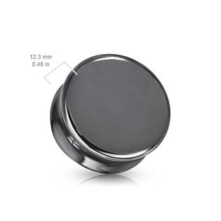 PL01271-12 Plug do ucha - Hematit