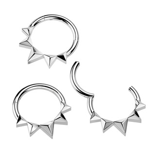 SG121-ST Ocelový kruh - helix / cartilage / septum piercing