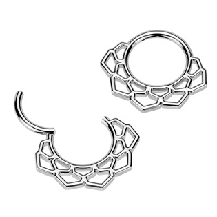 SG127-ST Ocelový kruh - helix / cartilage / septum piercing
