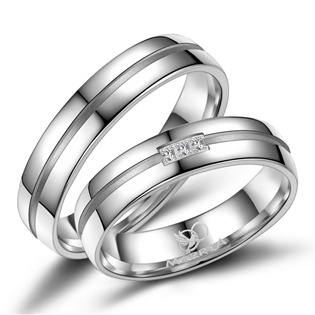 SI-17D-58 Dámský snubní prsten Stříbro AG925
