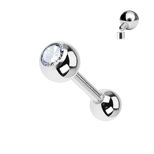 TIT1008-12063 Cartilage piercing TITAN zirkon