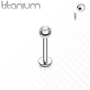 TIT1030-12063 Labreta kulička s kamínkem TITAN