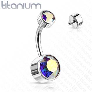 TIT1061-Q Piercing do pupíku - TITAN