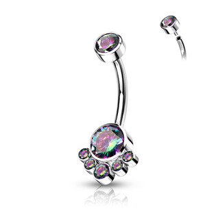 TIT1104-C Piercing do pupíku - TITAN