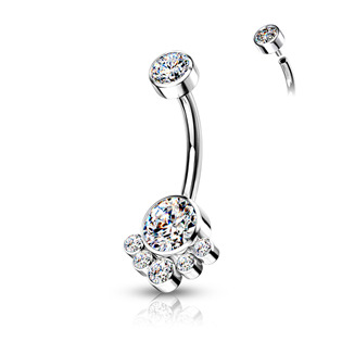 TIT1104-C Piercing do pupíku - TITAN