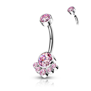 TIT1104-M Piercing do pupíku - TITAN