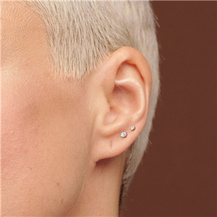 TIT1136-1206-03 Cartilage PUSH IN piercing TITAN, 1,2 x 6 mm