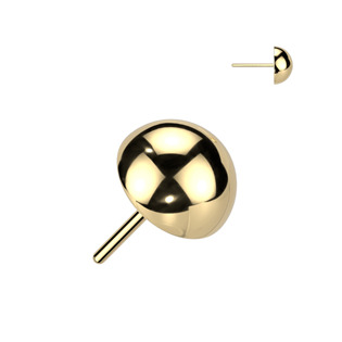 TIT1152GD-04 Půlkulička k PUSH IN piercingu TITAN