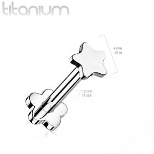 TIT1173-1208 PUSH IN piercing do brady / ucha TITAN 1,2 x 8 mm