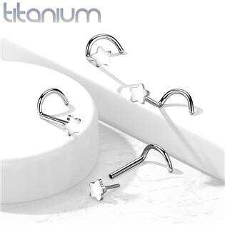 TIT1184 PUSH IN piercing do nosu TITAN, 0,8 x 6 mm