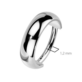 TIT1223-1210 Segment kruh - helix / cartilage / tragus piercing TITAN