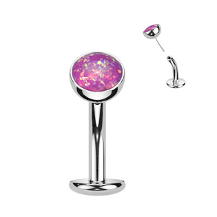 TIT1232-OP17 Obrácený PUSH IN piercing do pupíku TITAN