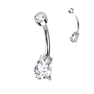TIT1266-AB Piercing do pupíku - TITAN