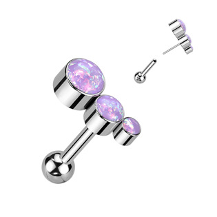 TIT1270-OP05 PUSH IN cartilage piercing do ucha TITAN
