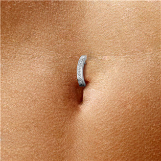 TIT1285 Piercing do pupíku TITAN 1,6 x 10 mm