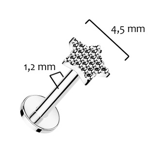 TIT1296-1208 Piercing do brady - labreta TITAN