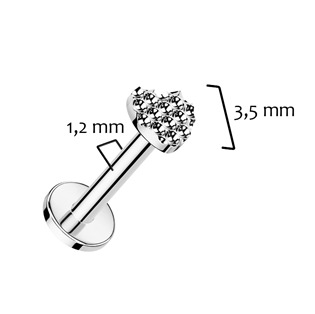 TIT1298-1208 Piercing do brady - labreta TITAN