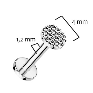 TIT1299-1206 Piercing do brady - labreta TITAN