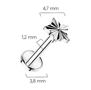 TIT1310-1206 Piercing do brady - labreta TITAN