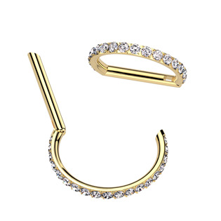 TIT1338-1210 Piercing segment půlkruh TITAN