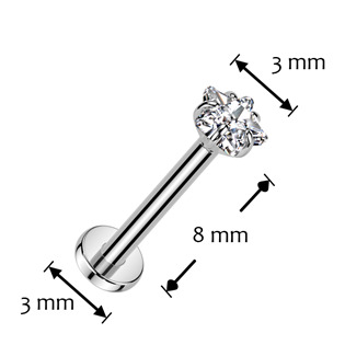 TIT1355 Piercing do brady - PUSH IN labreta TITAN